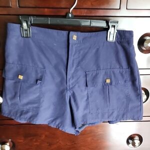 Liz Claiborne Blue Cargo Shorts Casual Style